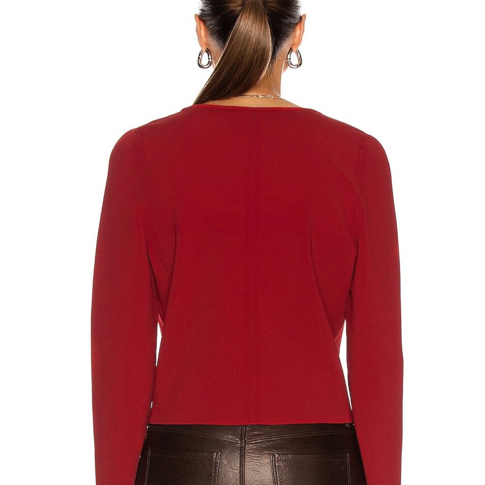 Proenza Schouler White Label Scoop Neck Top in red size M - Picture 3 of 7